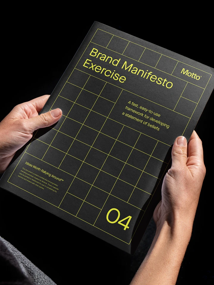 Motto® Write a Brand Manifesto Workbook product image (1)