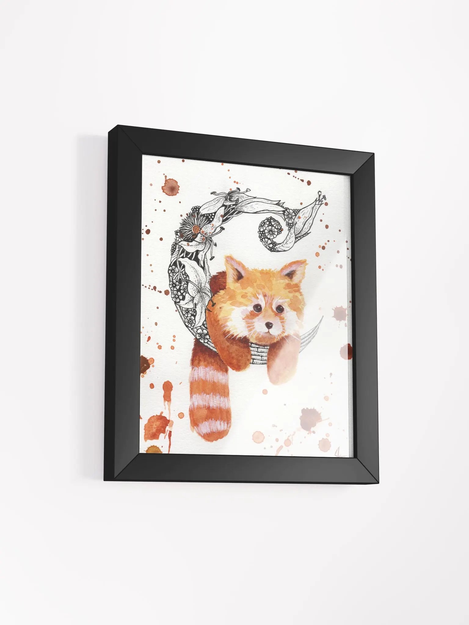 Crescent Rest - Red Panda Matte Poster product image (2)