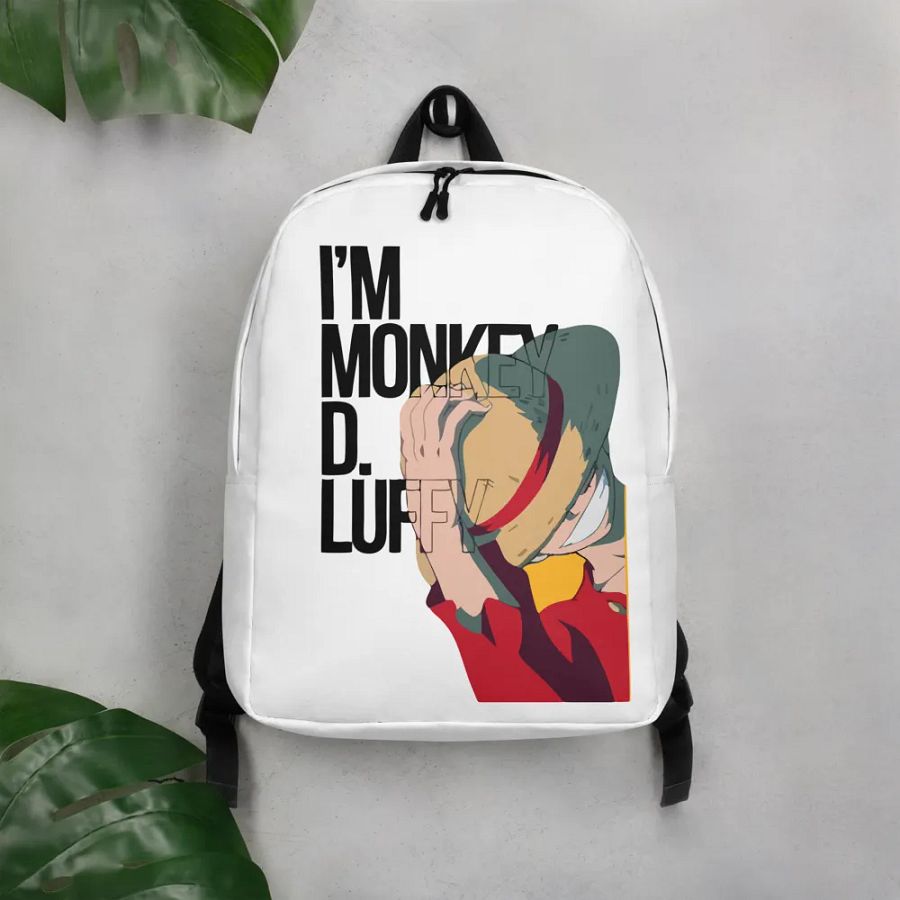 LUFFY Minimalist All-Over Print Backpack product image (5)