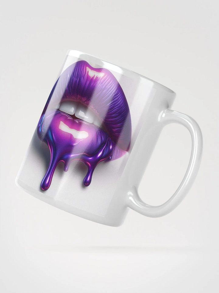 Metallic Lips Glossy White Mug product image (2)