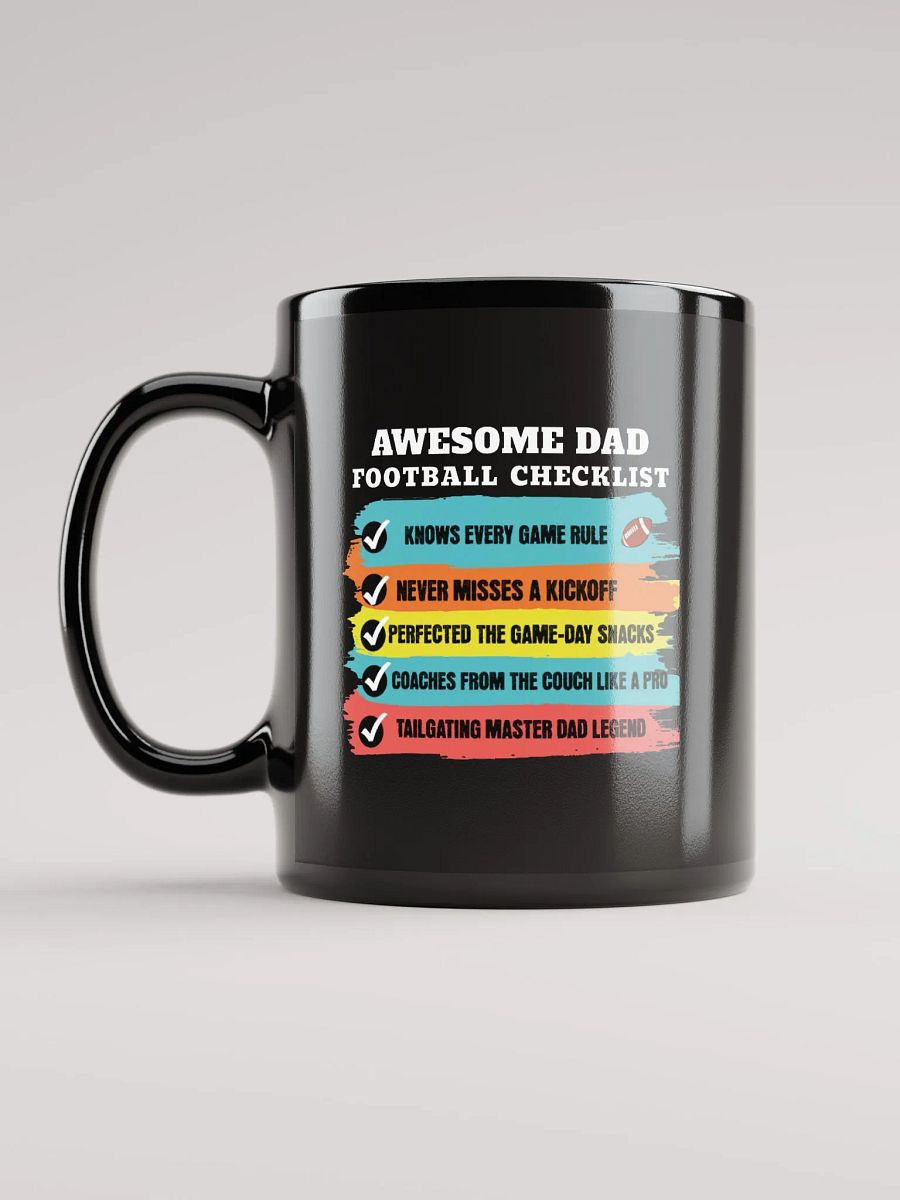 Football Dad Fan Checklist Mug product image (11)