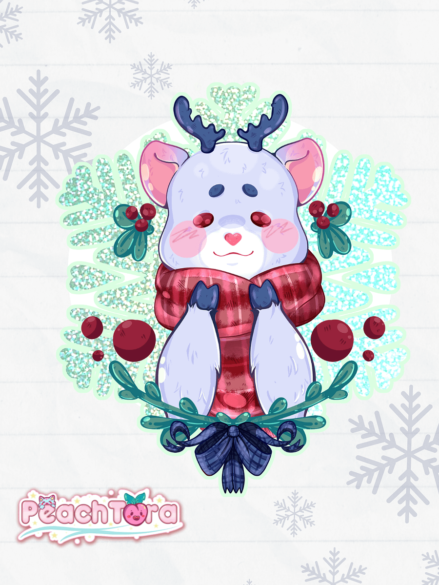 Snow Deer ❄ (Glitter) product image (1)
