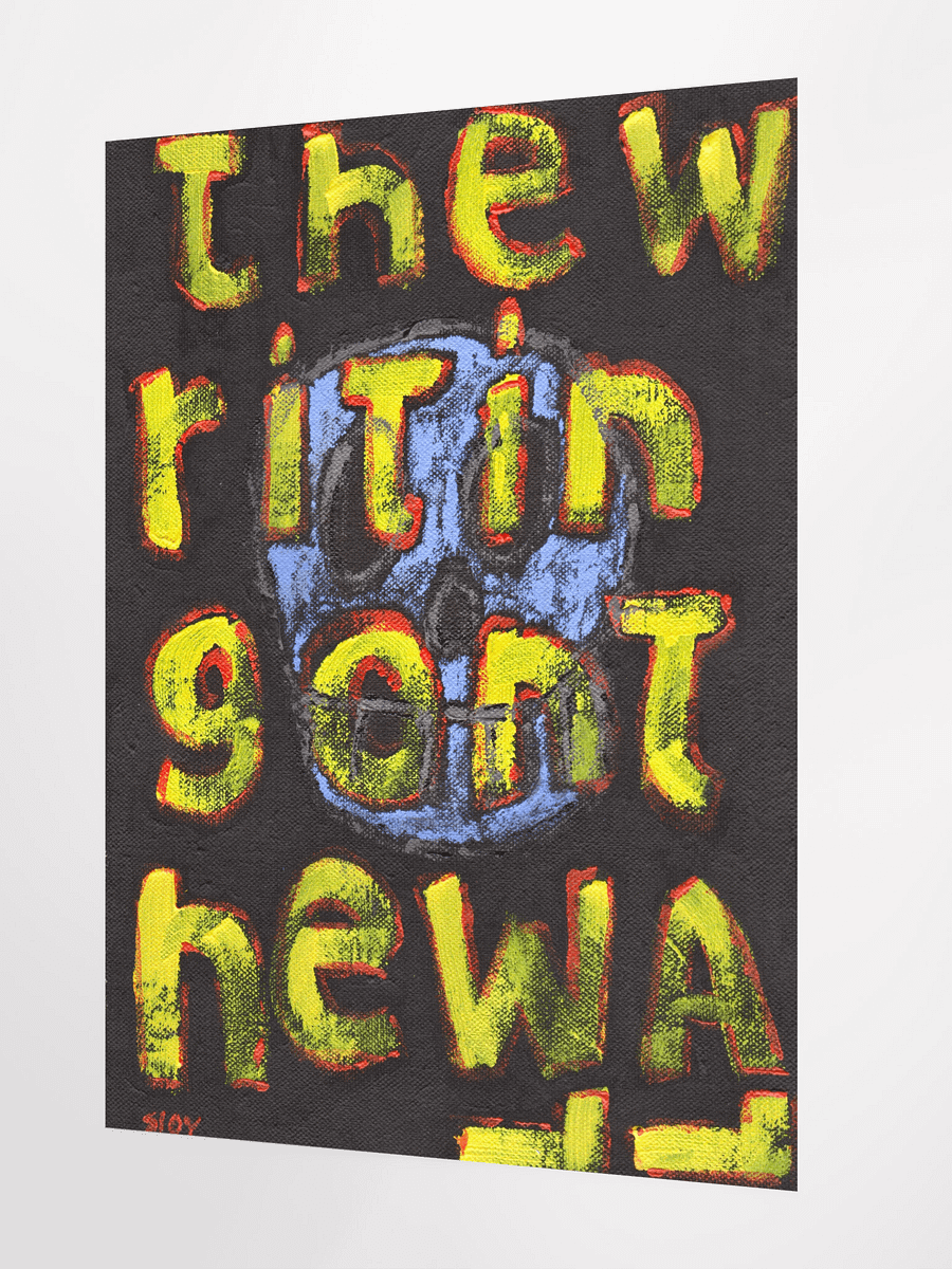 The Writing on the Wall Poster product image (3)