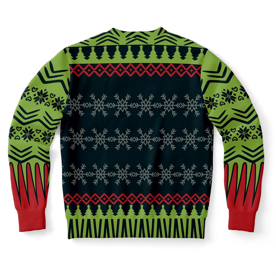 "Lit AF" Christmas Tree Sweatshirt | Funny Holiday Party Sweater | Festive Winter Outfit product image (10)