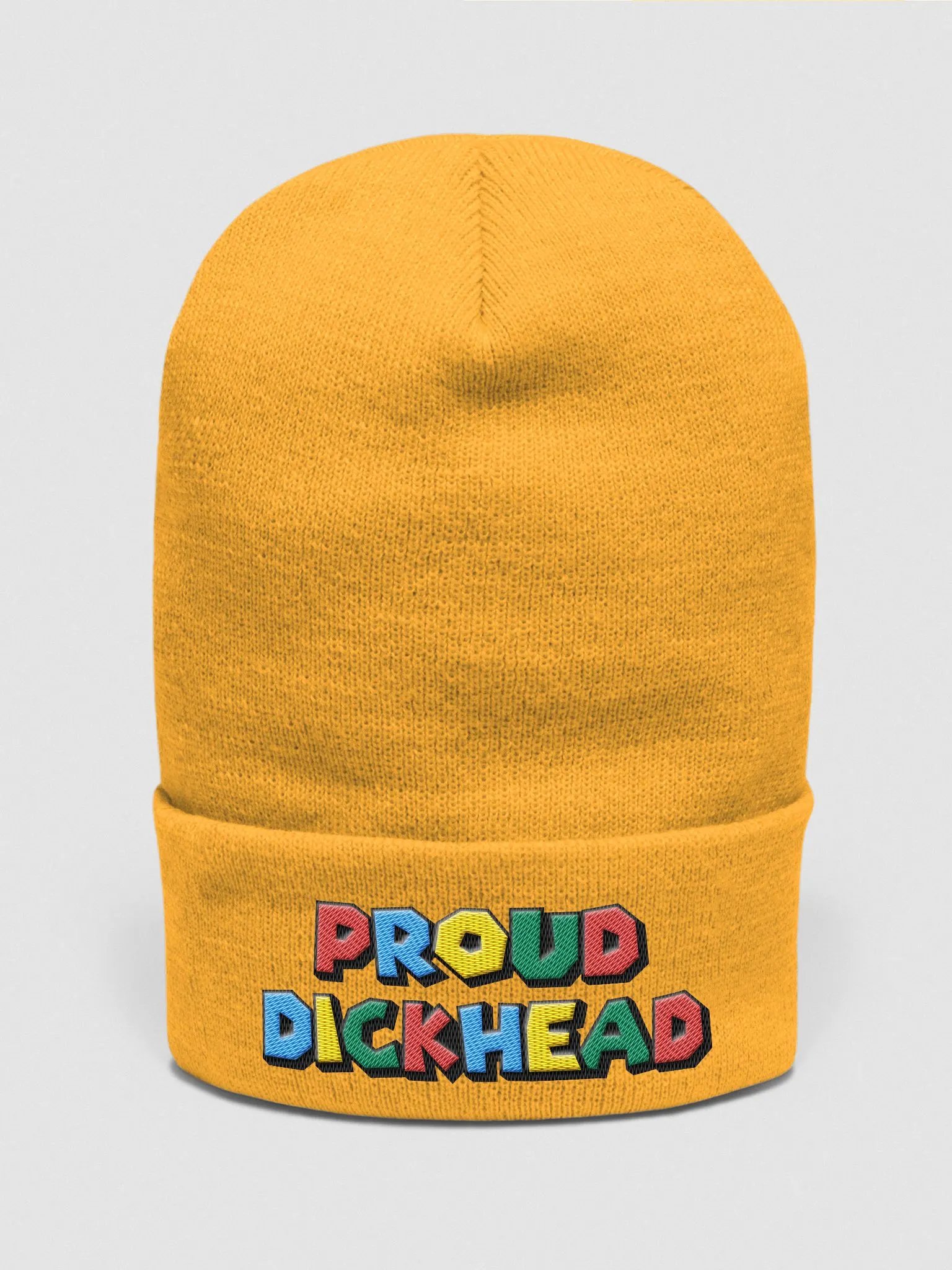 Proud Dickhead Embroidered Beanie product image (2)