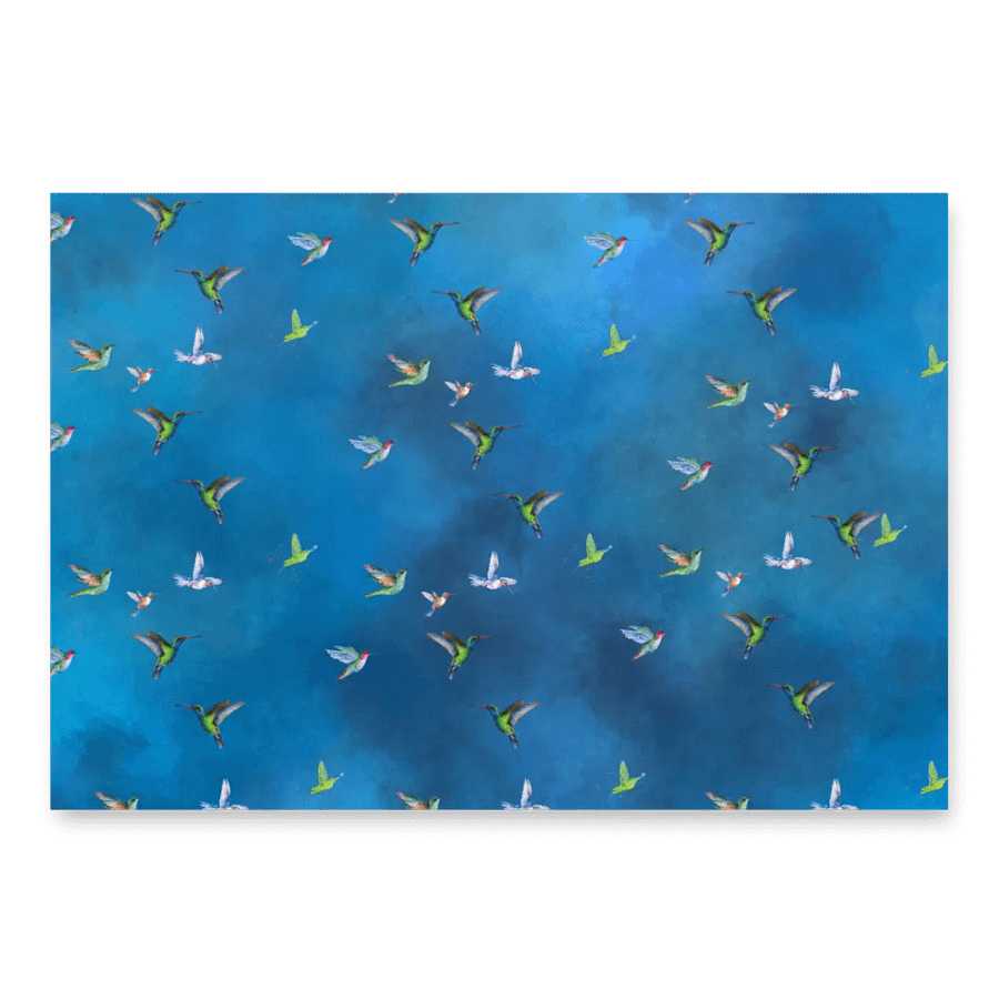 humming bird Wrapping Paper Set for thoughful birthday and occasion gifts product image (3)