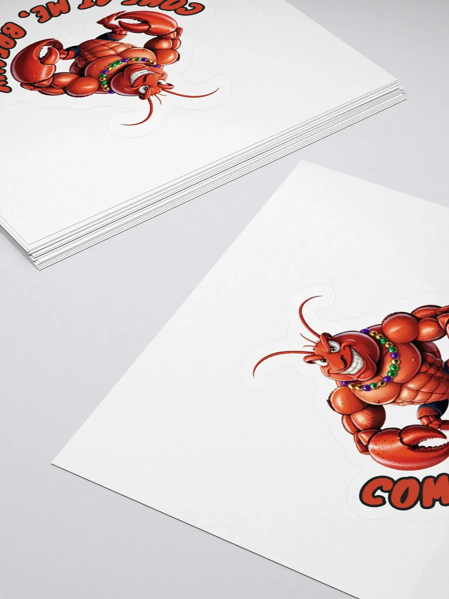 Come at Me Breaux Sticker – Adorable Lobster for NOLA Fans product image (4)