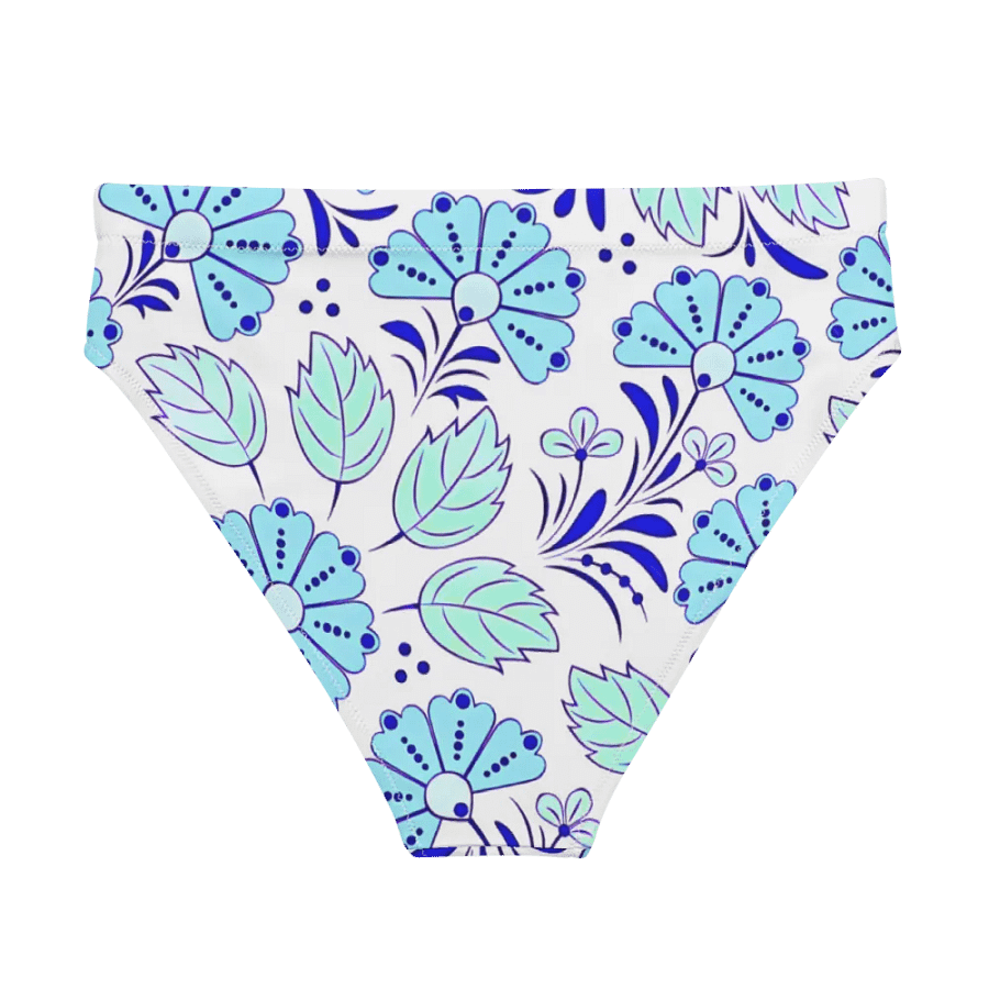 Floral Fantasy Recycled High Waisted Bikini Bottom product image (2)