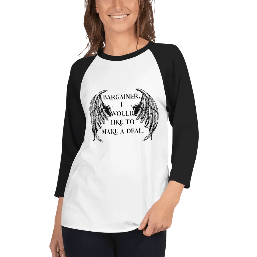 Bargainer Calling Card Fine Jersey Raglan Tee product image (34)