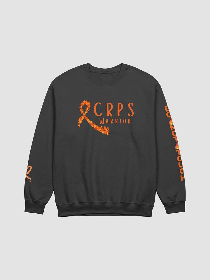CRPS Warrior Bubble Ribbon Do Not Touch LEFT Arm Crewneck Sweatshirt (Unisex) product image (1)