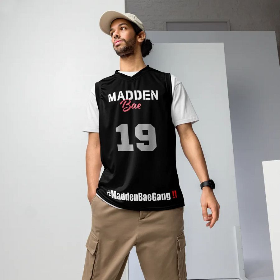 Madden Bae Jersey🦅 (Black + Gray) product image (9)