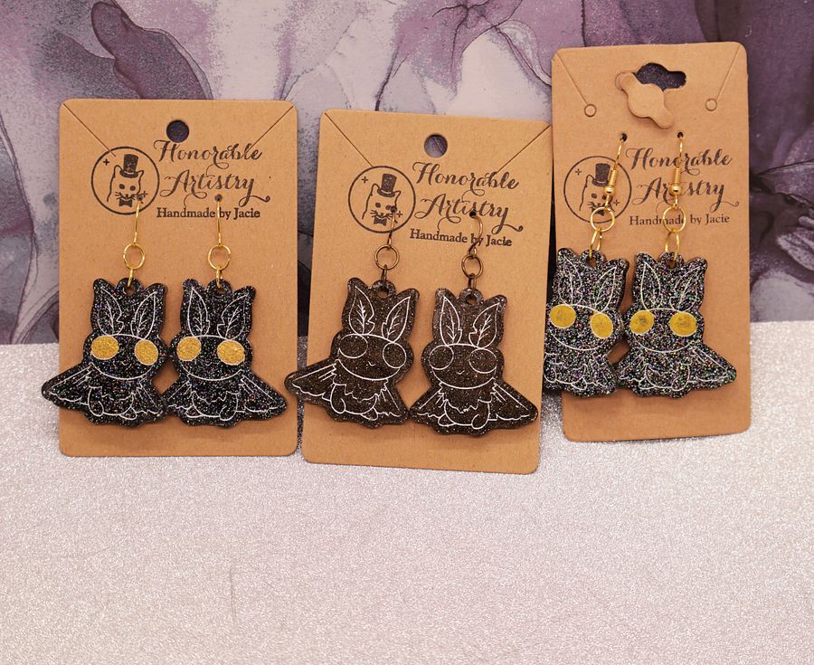 Mothman Earrings product image (1)