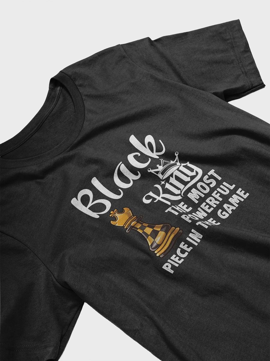 Black History Month Black King Tee, African American Pride Shirt, Unisex Cotton Top, Civil Rights Tshirt, product image (3)