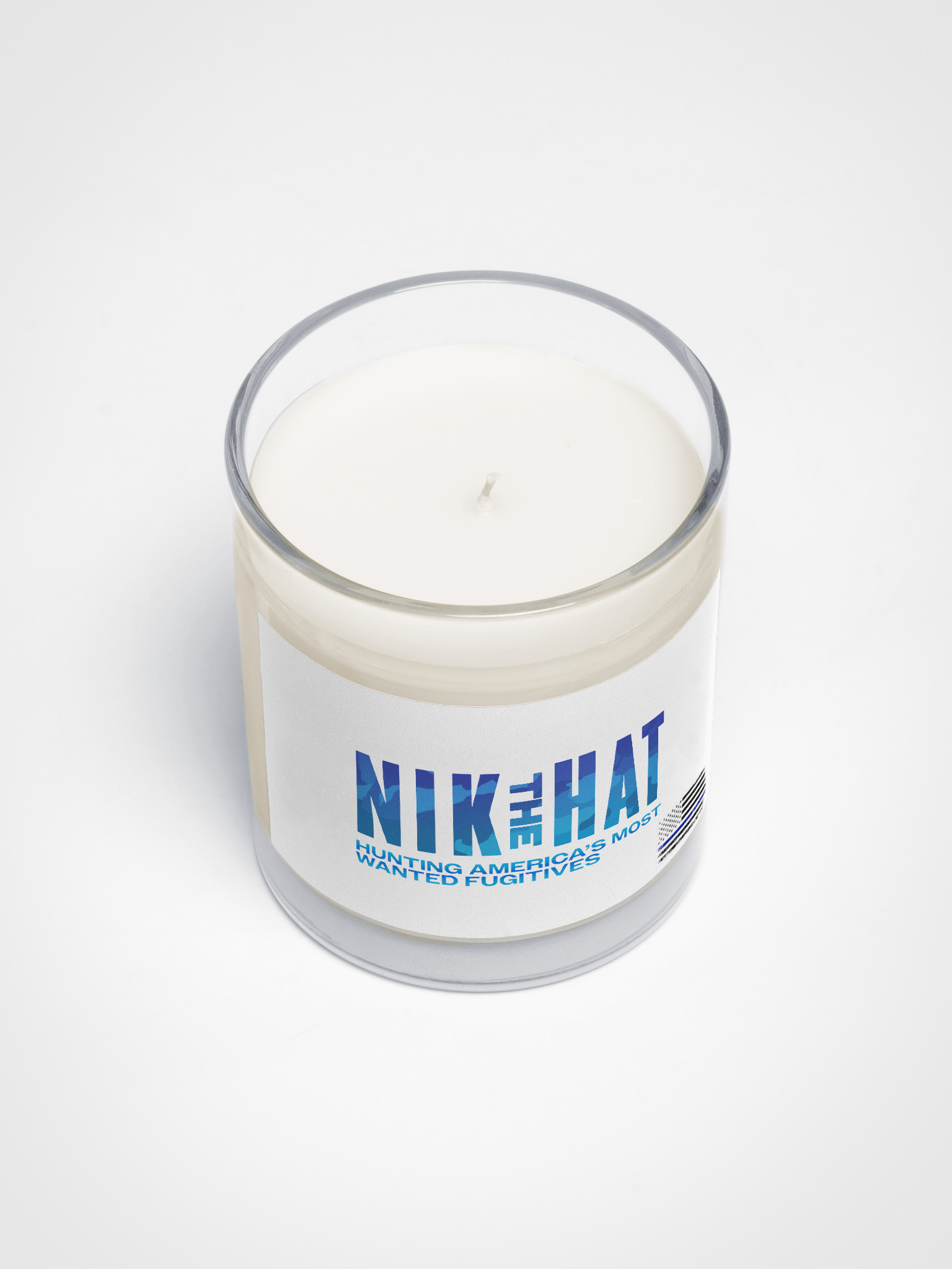 Nik The Hat | BACK THE BLUE Soy Wax Candle – Summer ’25 product image (3)