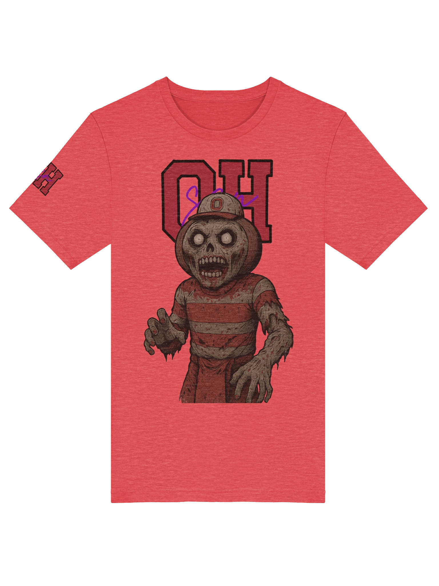 O-H-I-O Zombie shirt product image (5)