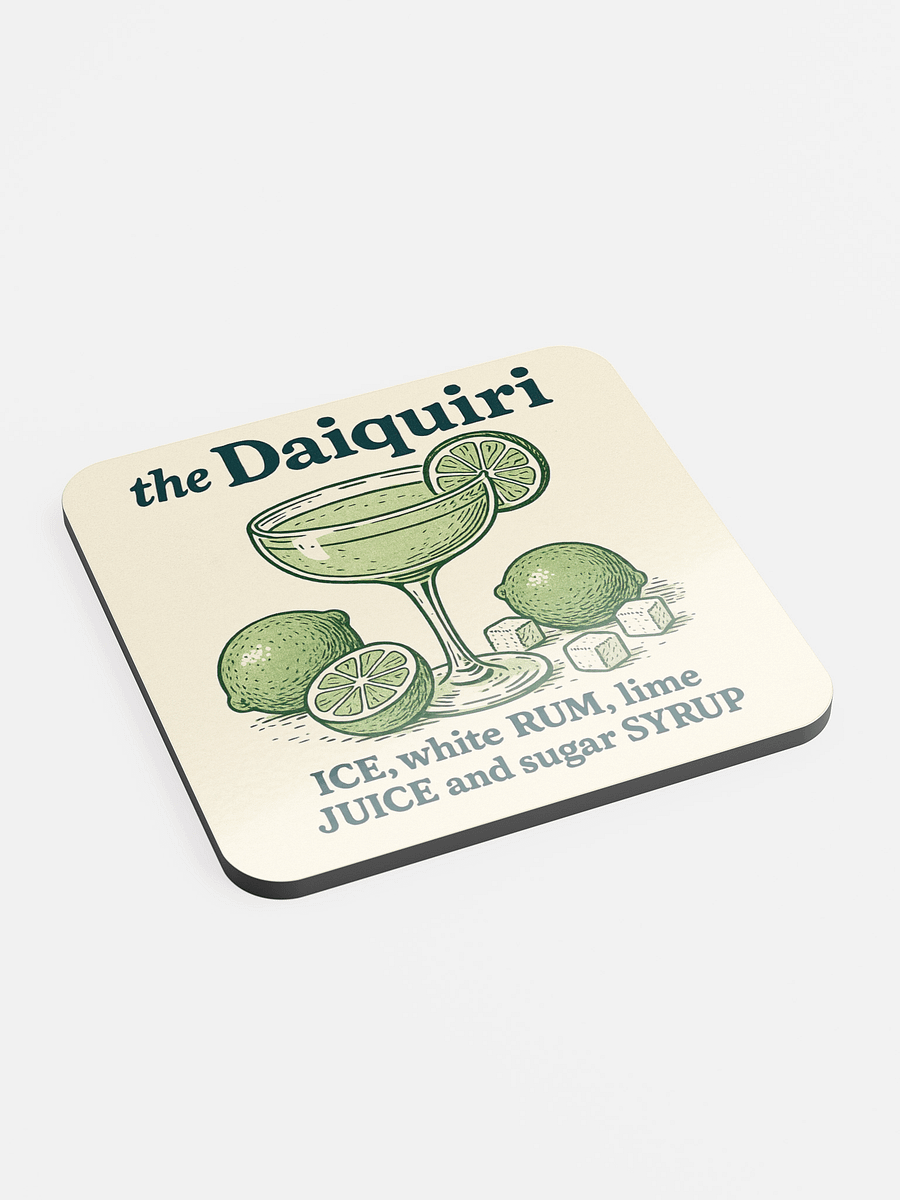 Daiquiri Cocktail Coaster – Classic Cuban Cocktail Art product image (1)