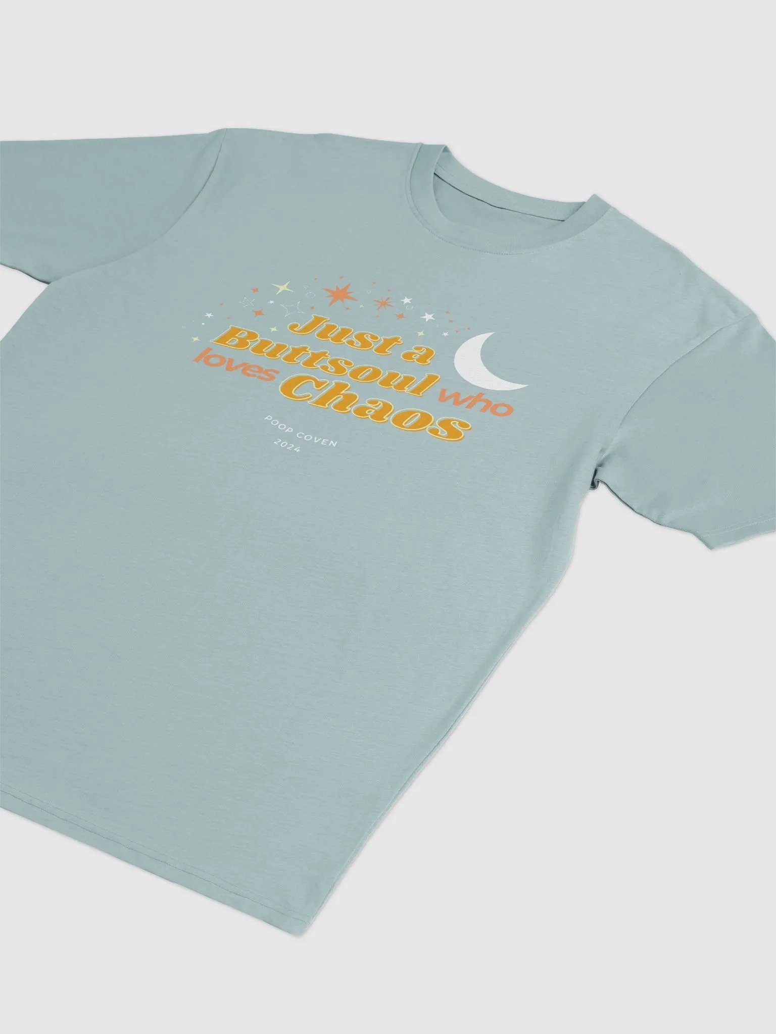 Just a Buttsoul Who Loves Chaos soft t-shirt product image (18)