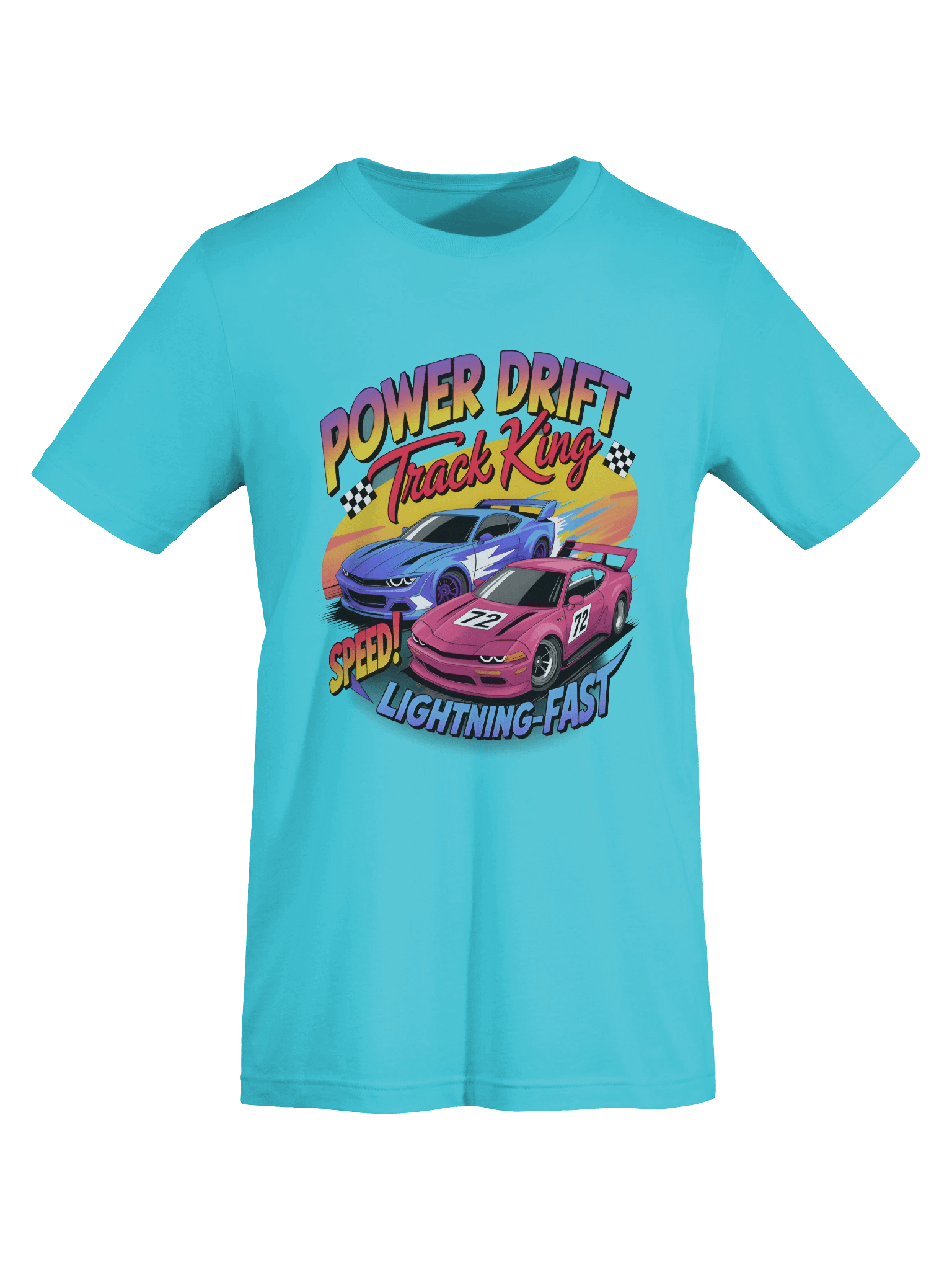 Power Drift Racing Cars – Futuristic T-Shirt Design - Hein Signature Studios product image (31)