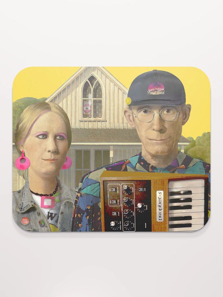 American Prophet by Frank Fonik (Sequential Prophet 5), EDM Techno Classic Mouse Pad product image (2)