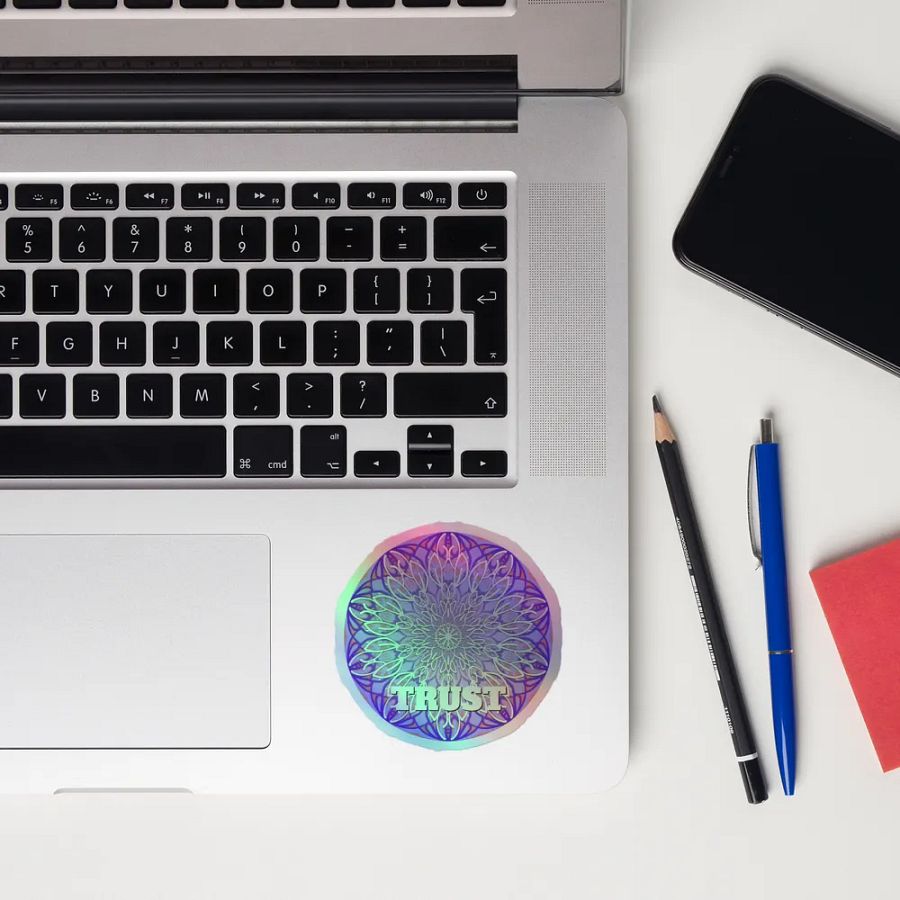 Trust Mandala Holographic Sticker Sheet product image (11)