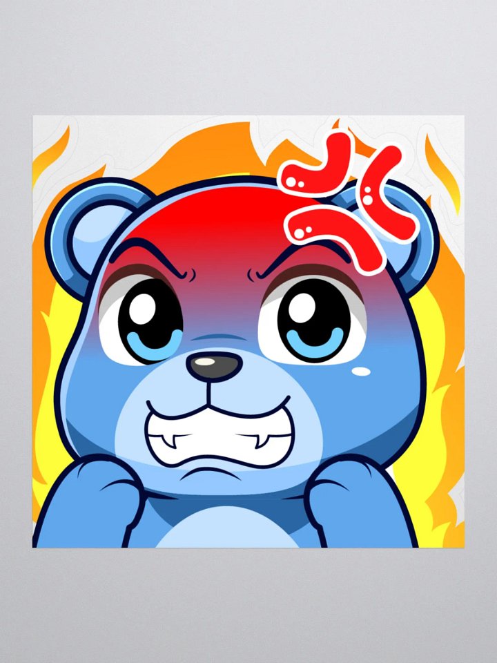 Angry Burke Sticker product image (1)