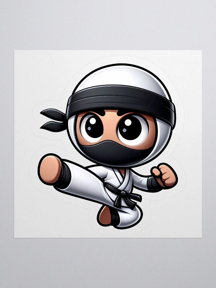 Cute Ninja Sticker v2 product image (1)