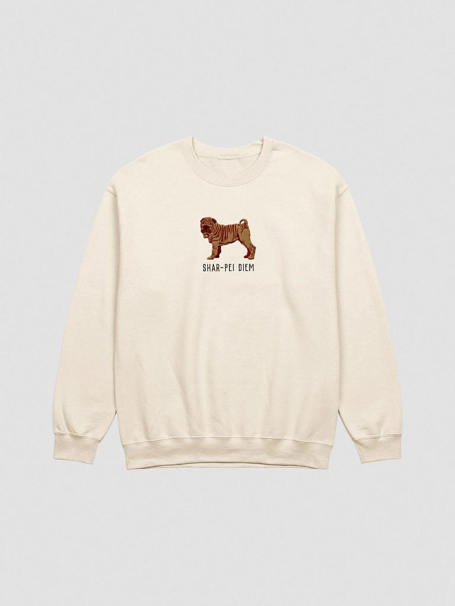 Shar-Pei Diem Sweatshirt (Embroidered) of a Chinese Shar-Pei(Tan) product image (4)