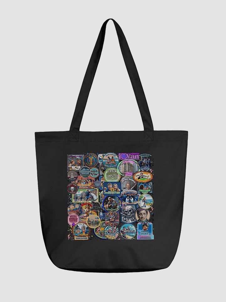 Vibrant Vancouver Sticker and Patch Collection Tote Bag product image (1)