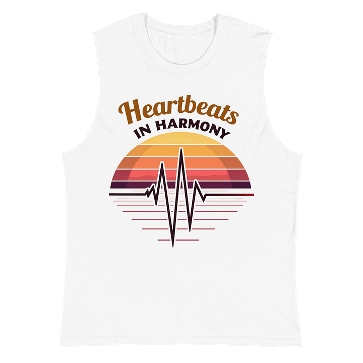 Harmonious Heartbeats Sunset Muscle Tank product image (2)