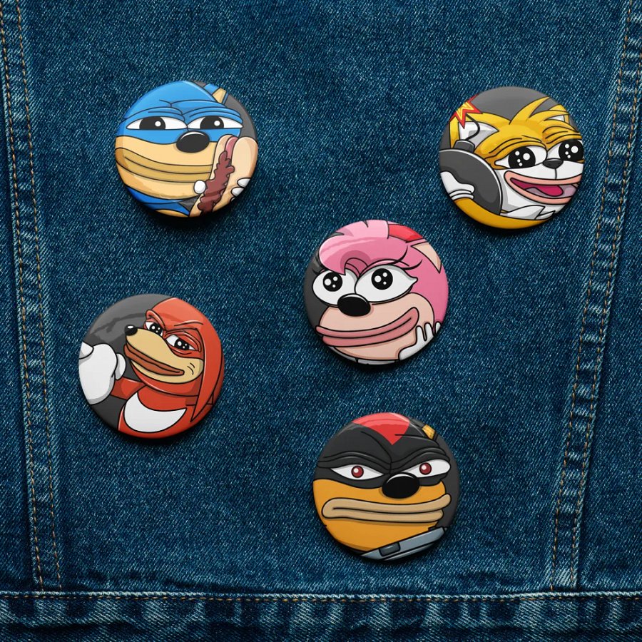 Sonic and Gang Pins product image (11)