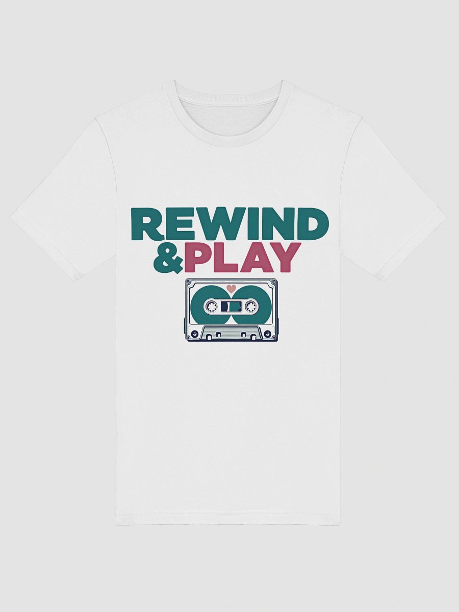 Rewind & Play Cassette Tape T-Shirt product image (6)