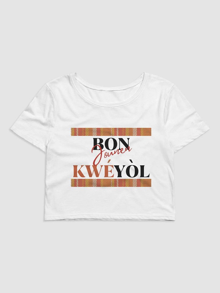 Jounen Kwéyòl Crop Tee product image (12)