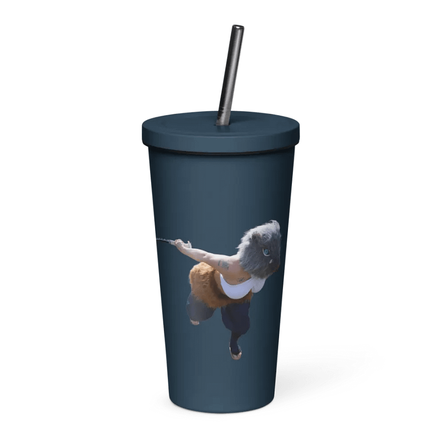 Inosuke Insulated Tumbler w/ Straw product image (1)