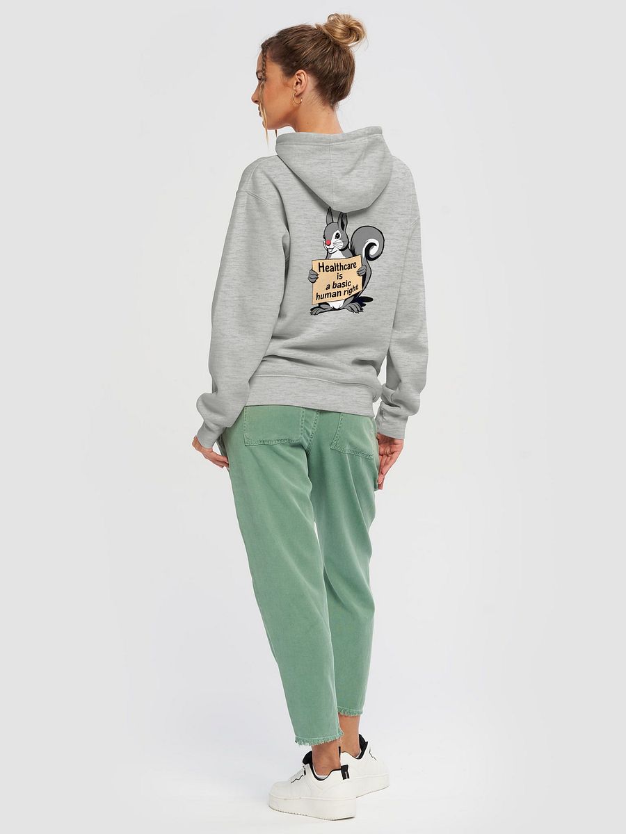 Premium, super soft Hoodie: Healthcare is a basic human right, Pooky with Sign product image (6)