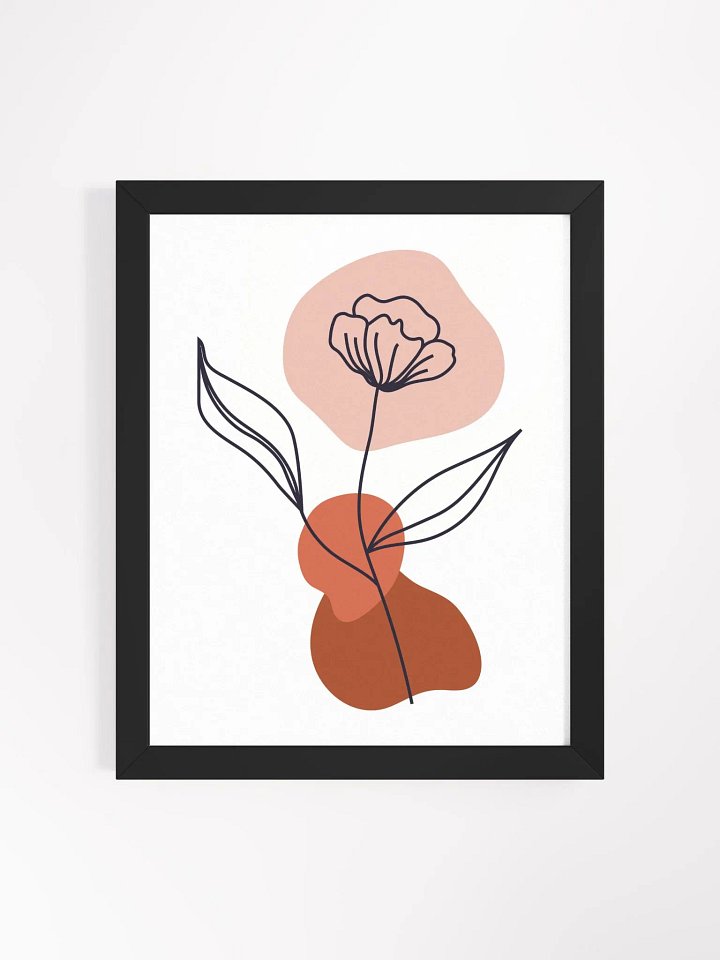 Vibrant Ayous Wood Framed Matte Poster product image (2)