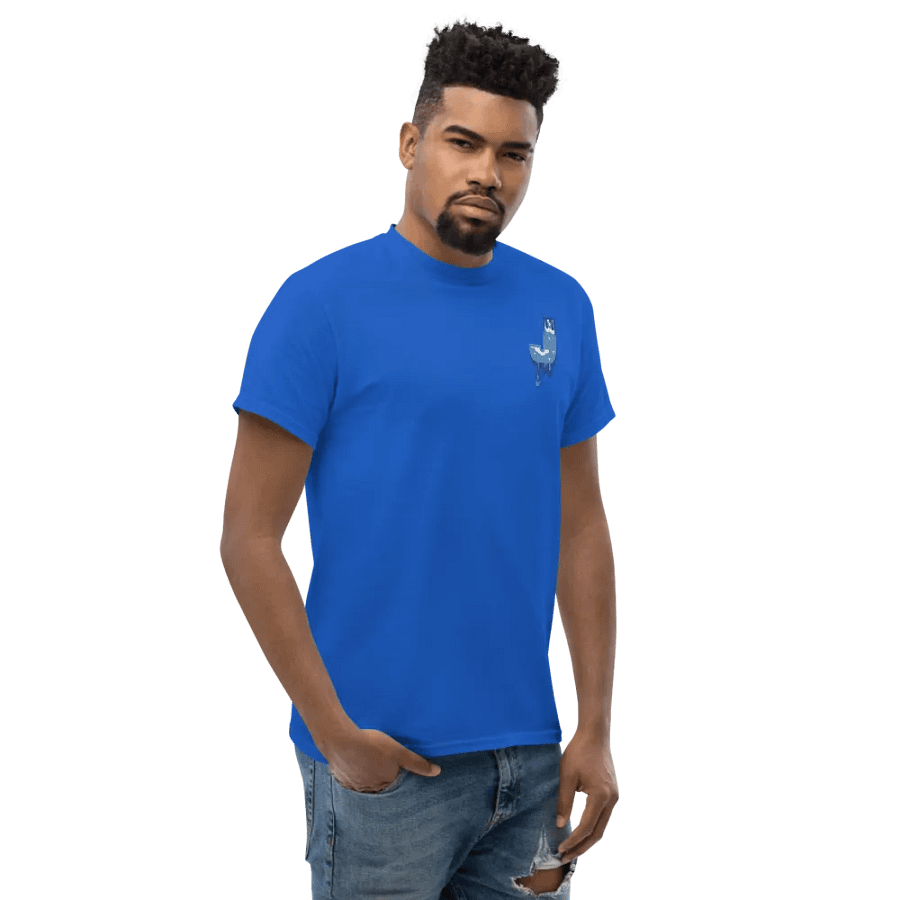 Premium Blue Melting J T-Shirt product image (5)