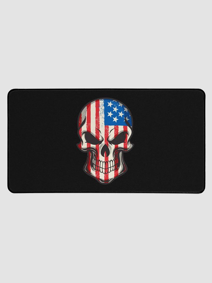 Patriotic Skull Desk Mat product image (1)
