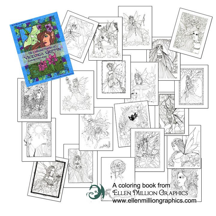 The Collected Fairies of Victoria Griffin - Coloring Book product image (2)