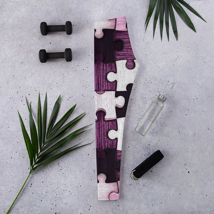 Leggings – Puzzle Game Print for Playful & Unique Style product image (2)