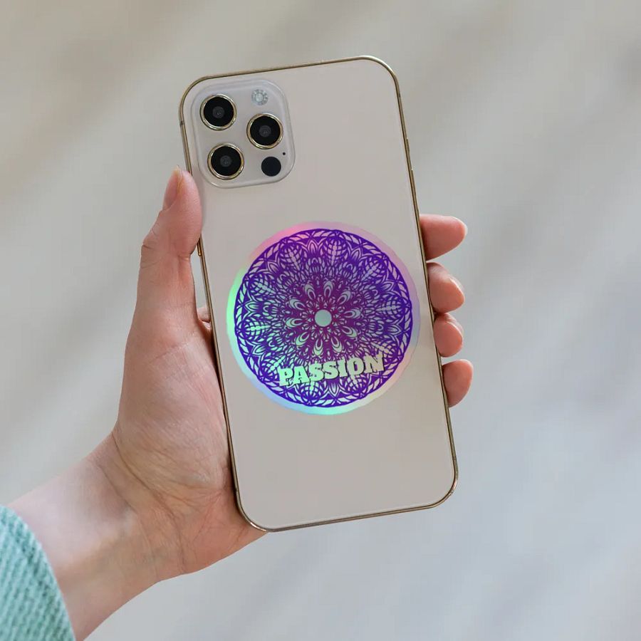 Passion Mandala Holographic Sticker Sheet product image (3)