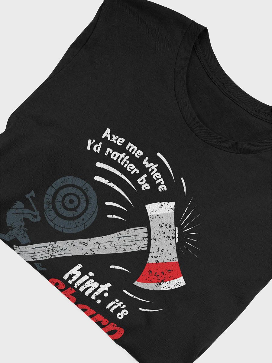 Funny Axe Throwing Shirt – “Hint: It’s Sharp” Lumberjack Style Tee product image (5)