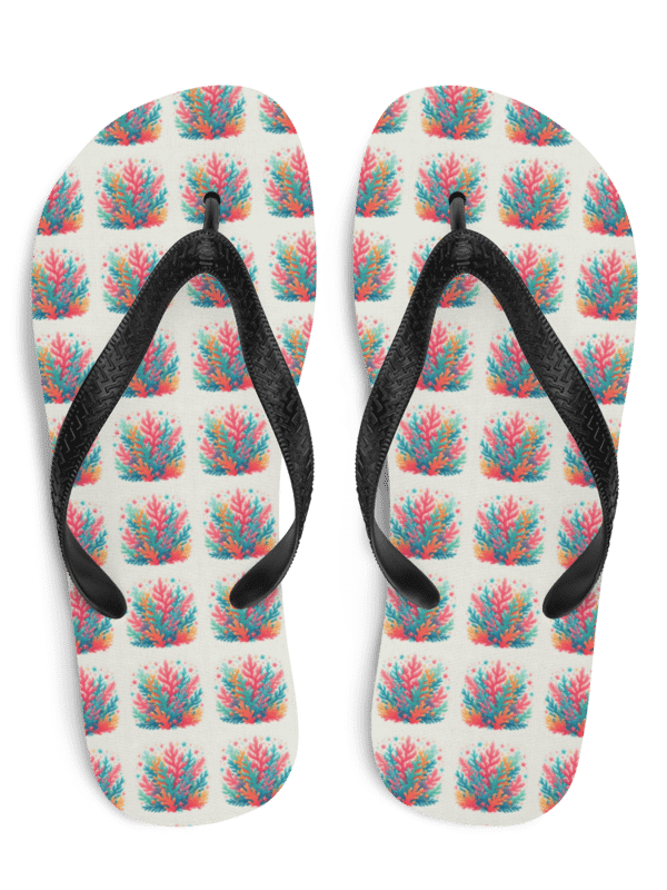 Coral Bloom Flip Flops product image (1)