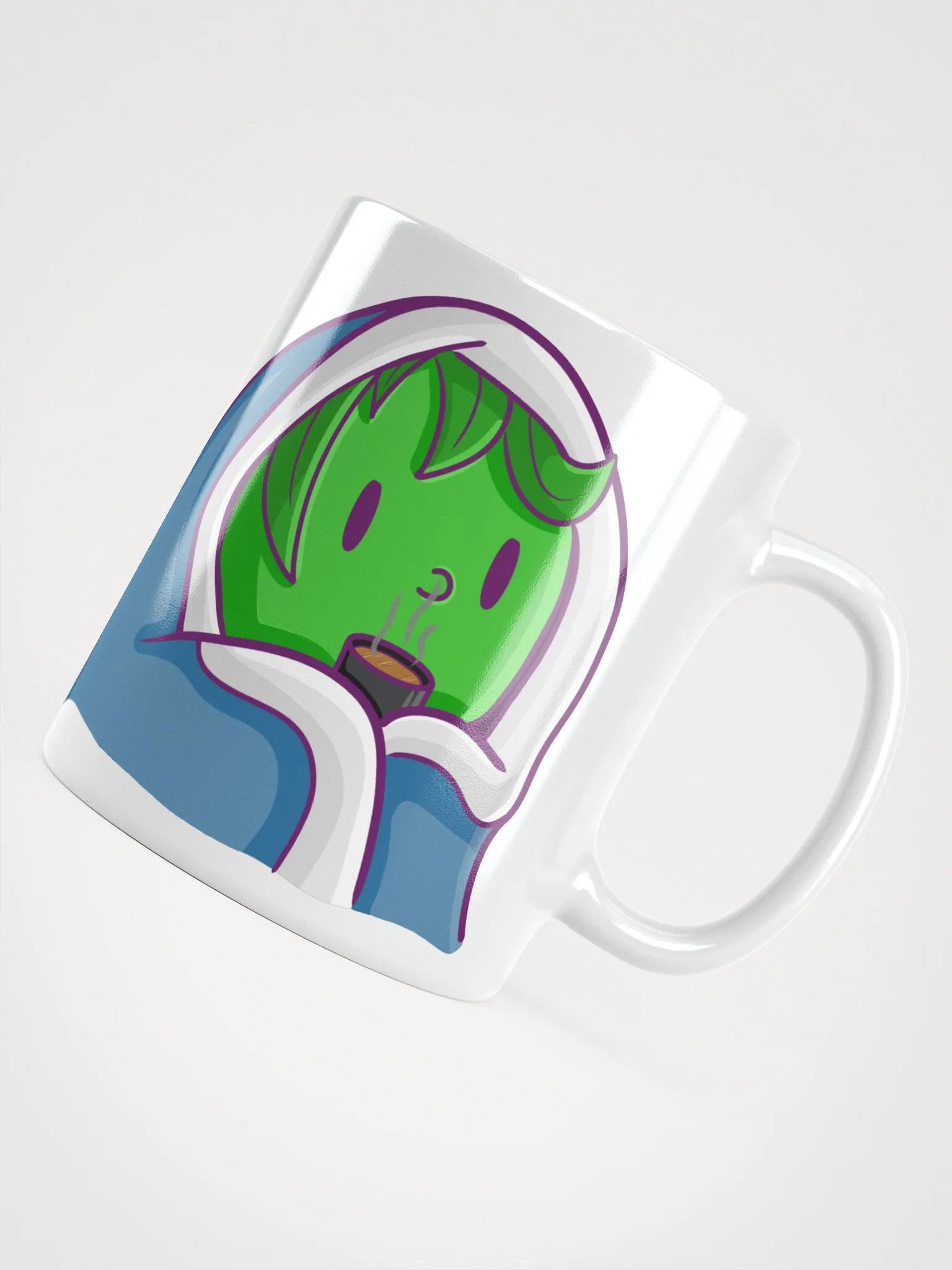 Blue Rose Cuddler Mug | Art by Duck product image (4)