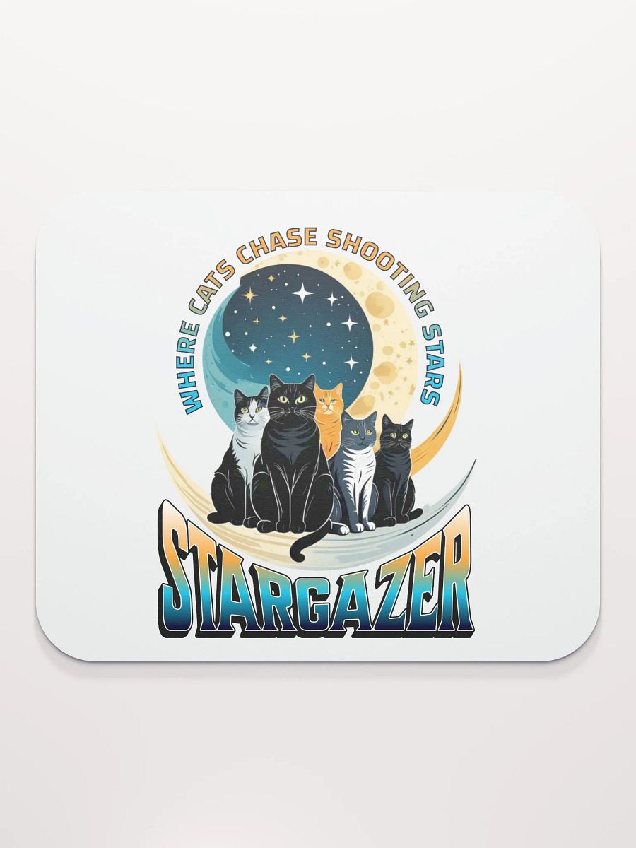 Where Cats Chase Shooting Stars Stargazer Mouse Pad product image (5)