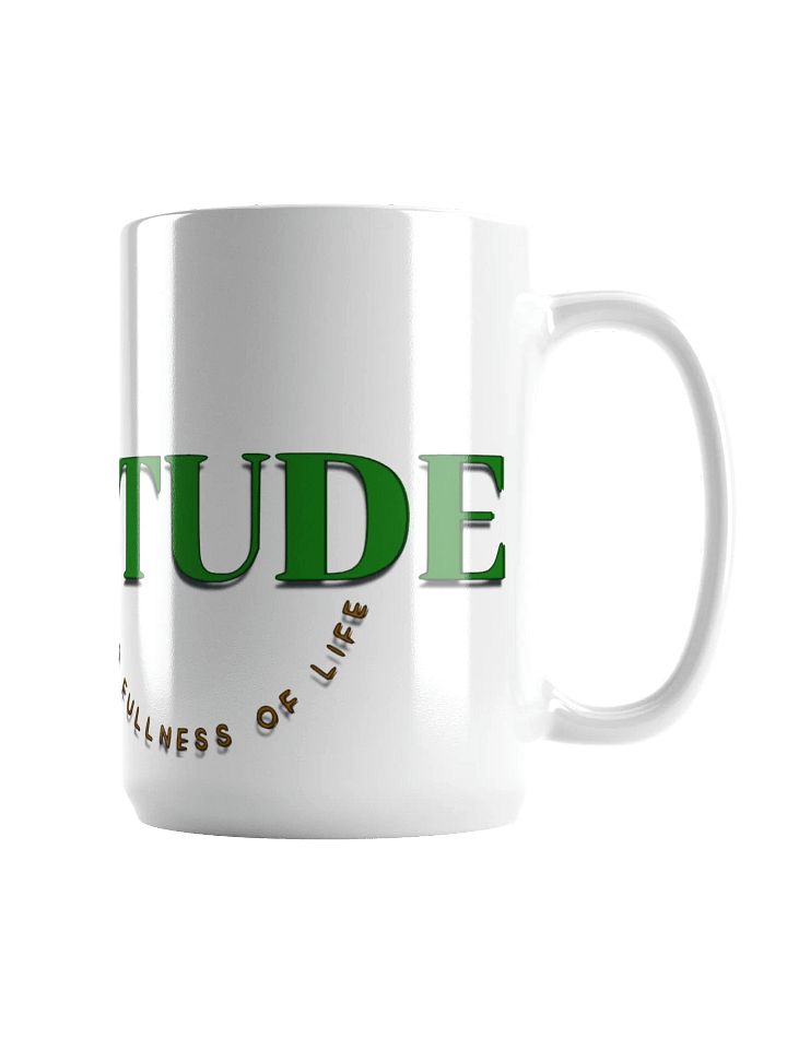 Gratitude Loop White Glossy Mug product image (1)