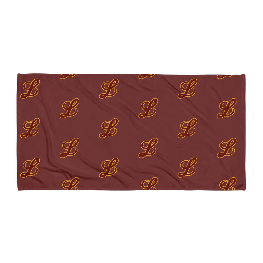 Cursive "L" Sublimated Towel product image (1)