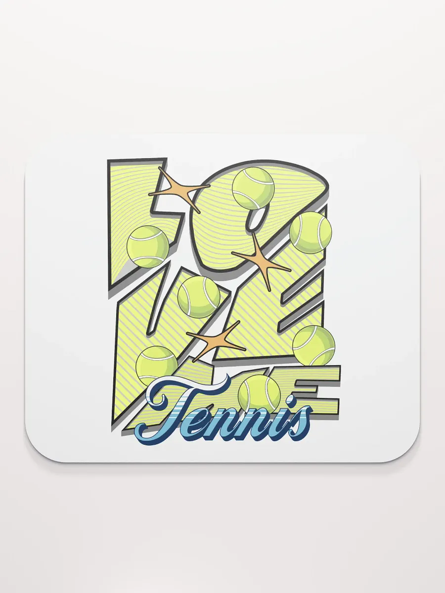 Love Me Tennis Mouse Pad product image (1)