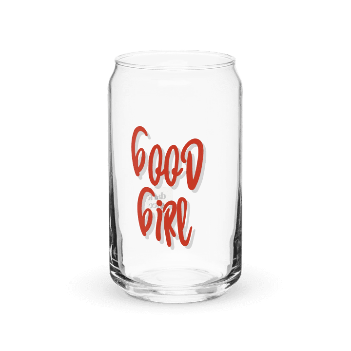 Good Girl Can Shaped Glass product image (1)