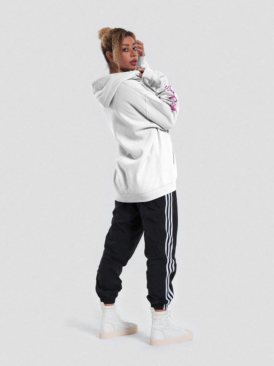 T4P Hoodie, White/Violet (Gildan Classic) product image (5)