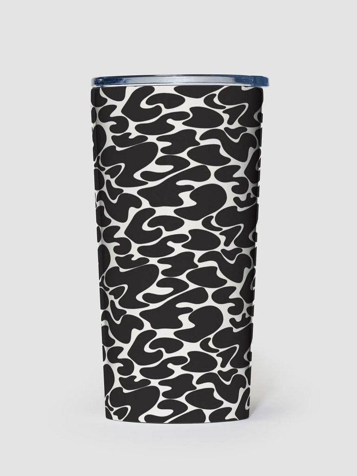 Tumbler - Abstract black and white pattern product image (1)